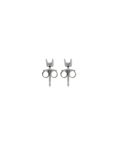 18CT W/G TRAD EAR MOUNT 10pt